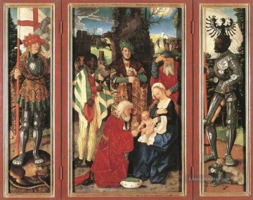  Maler Malerei - Verehrung der Weisen Renaissance Maler Hans Baldung